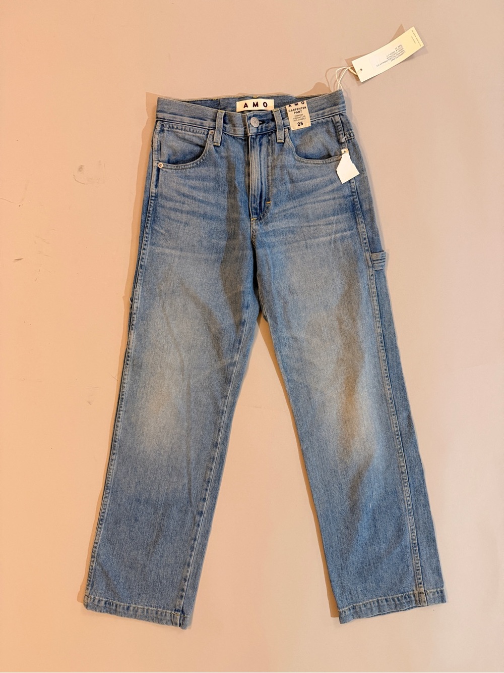 AMO Women’s Light Blue Straight-Leg Denim Jeans